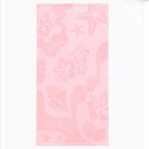Gisou Limited Edition St. Tropez Baby Pink Beach Towel It Girl Beach Luxe Style